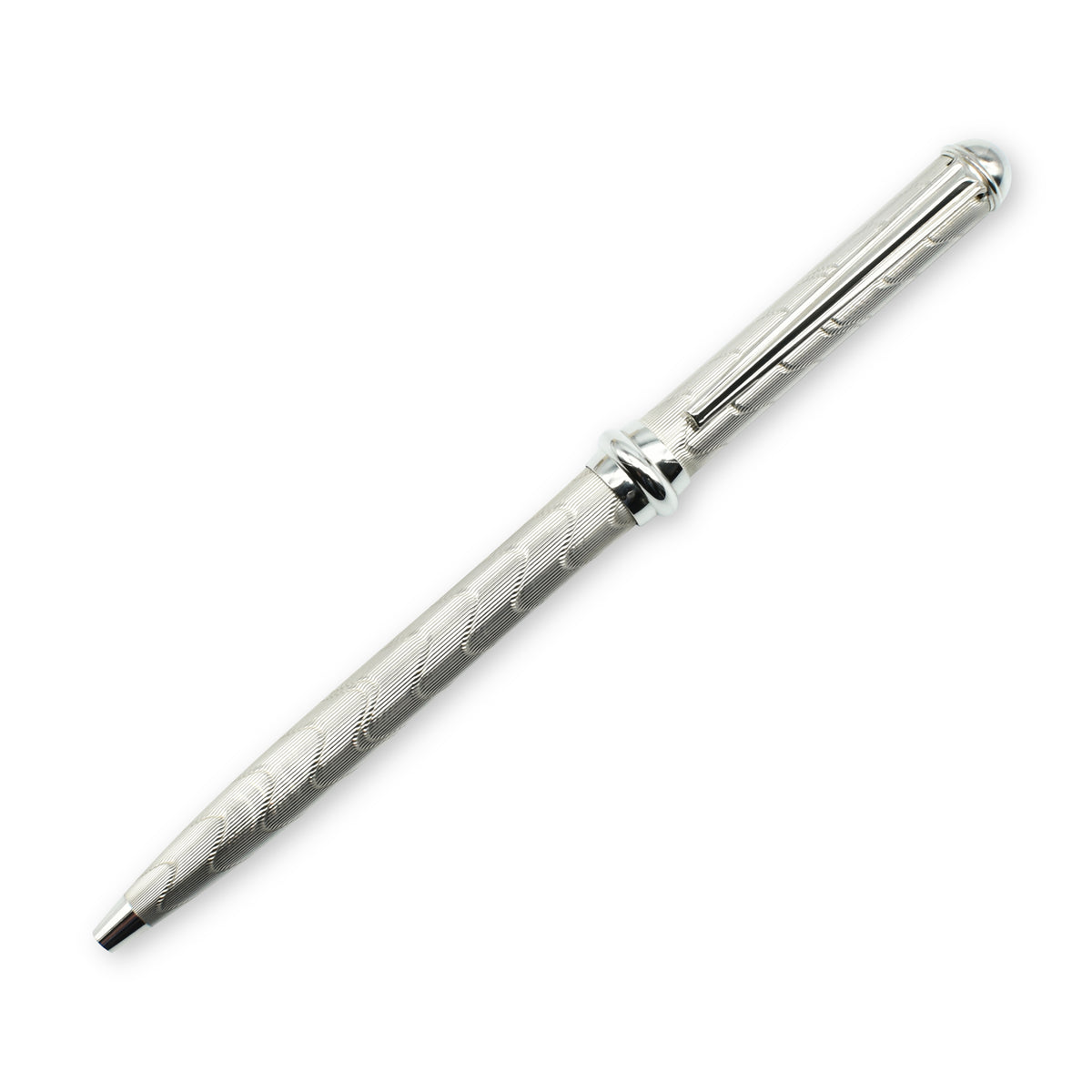 スターリングシルバー 波模様エンジンタン – E-PENSHIMADA